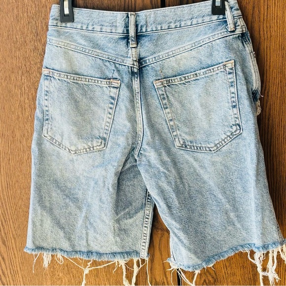 We the Free Big Sur Coast Boyfriend Denim Shorts 25 - Picture 9 of 10